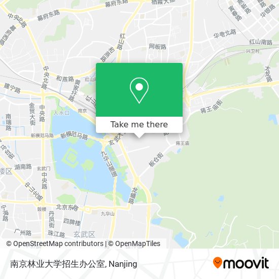 南京林业大学招生办公室 map