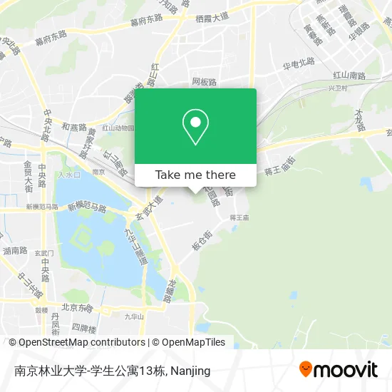 南京林业大学-学生公寓13栋 map