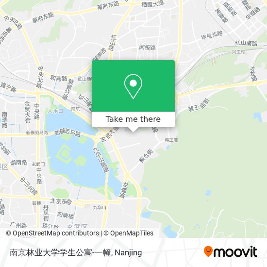 南京林业大学学生公寓-一幢 map