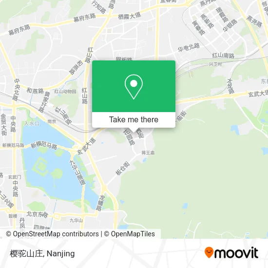 樱驼山庄 map