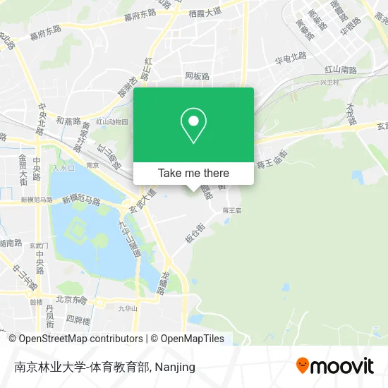 南京林业大学-体育教育部 map