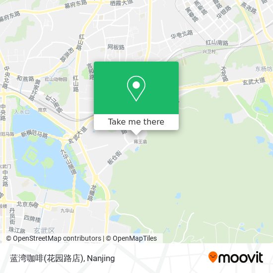 蓝湾咖啡(花园路店) map