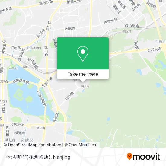 蓝湾咖啡(花园路店) map
