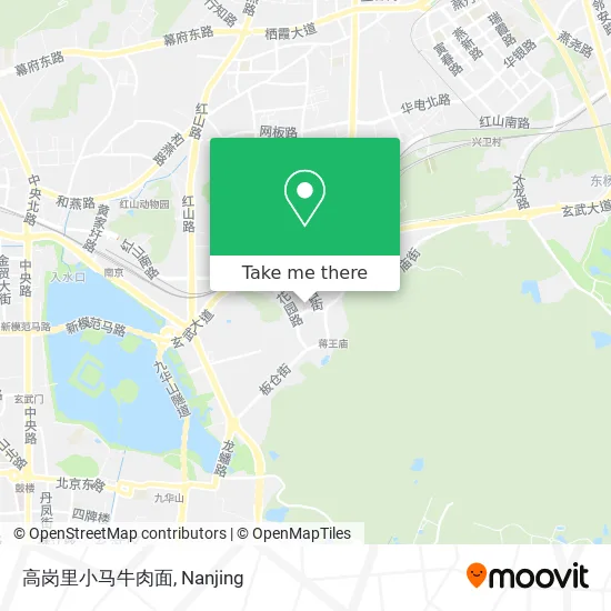 高岗里小马牛肉面 map