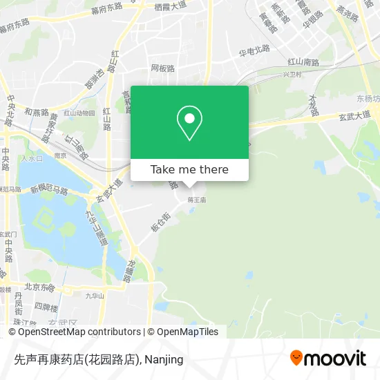 先声再康药店(花园路店) map