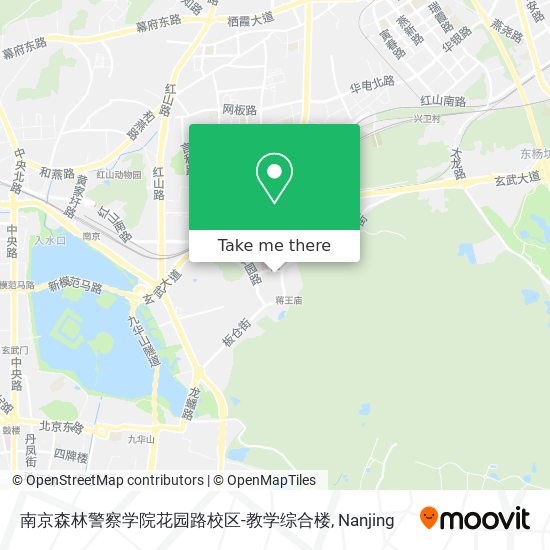 南京森林警察学院花园路校区-教学综合楼 map