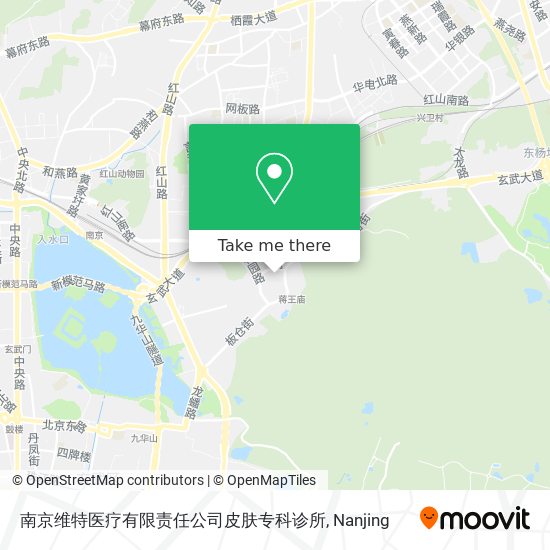 南京维特医疗有限责任公司皮肤专科诊所 map