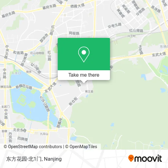 东方花园-北1门 map