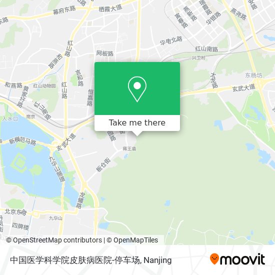 中国医学科学院皮肤病医院-停车场 map