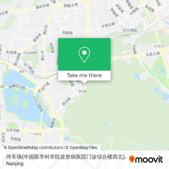 停车场(中国医学科学院皮肤病医院门诊综合楼西北) map