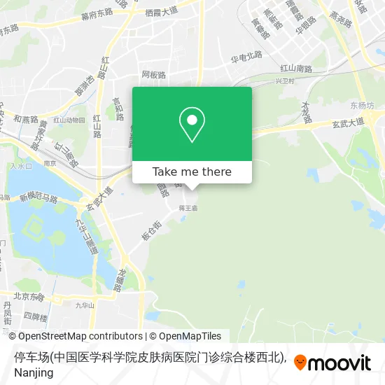 停车场(中国医学科学院皮肤病医院门诊综合楼西北) map