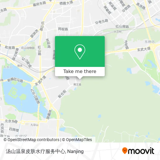 汤山温泉皮肤水疗服务中心 map