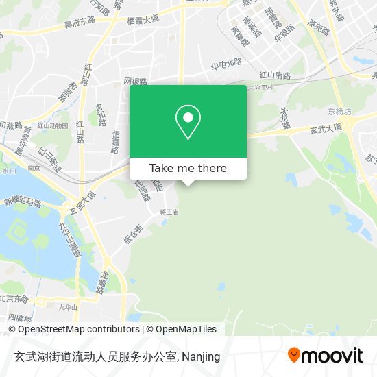 玄武湖街道流动人员服务办公室 map