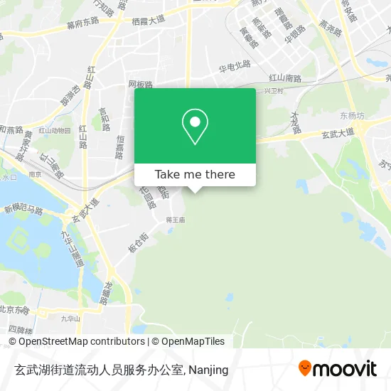 玄武湖街道流动人员服务办公室 map