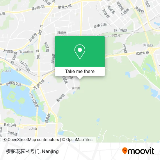 樱驼花园-4号门 map