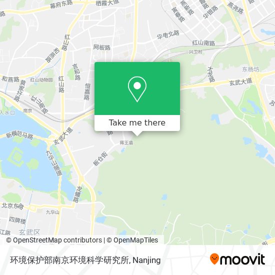 环境保护部南京环境科学研究所 map