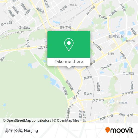 苏宁公寓 map