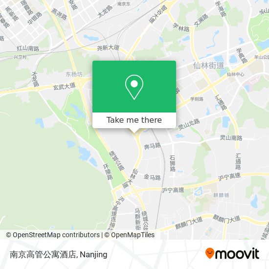 南京高管公寓酒店 map