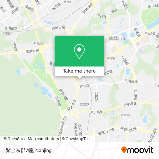 紫金东郡7幢 map