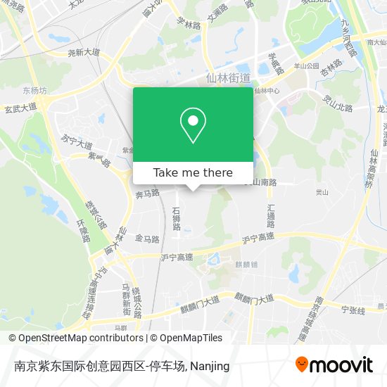 南京紫东国际创意园西区-停车场 map