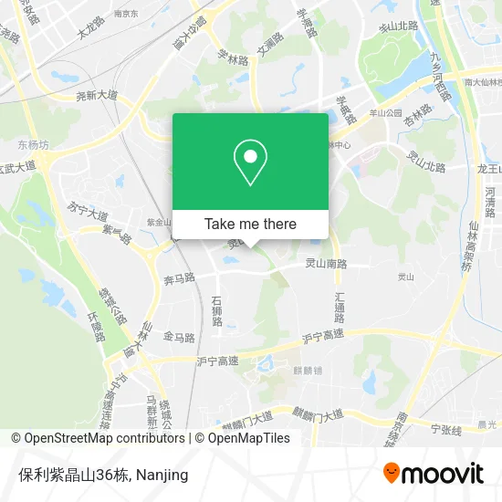 保利紫晶山36栋 map