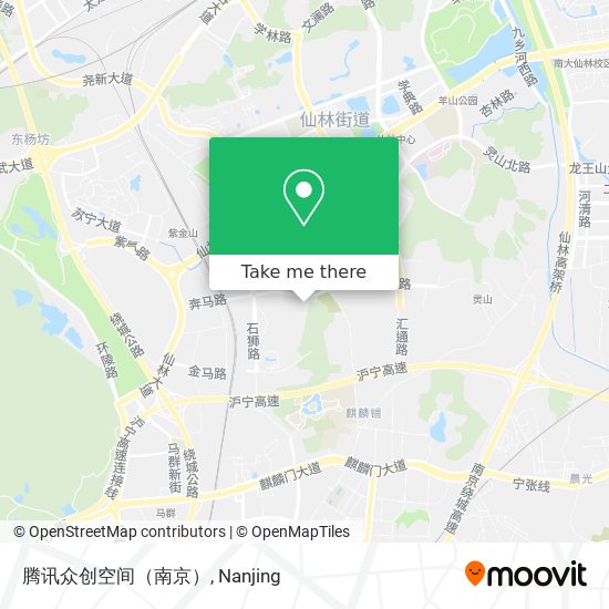 腾讯众创空间（南京） map