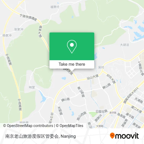 南京老山旅游度假区管委会 map