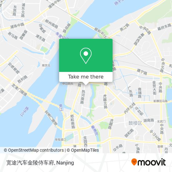 宽途汽车金陵侍车府 map