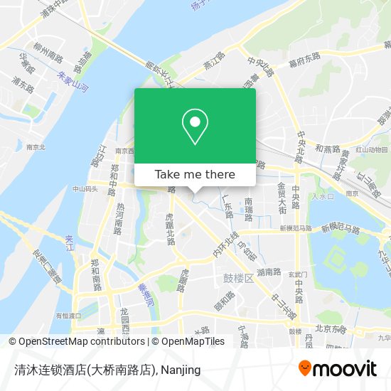 清沐连锁酒店(大桥南路店) map