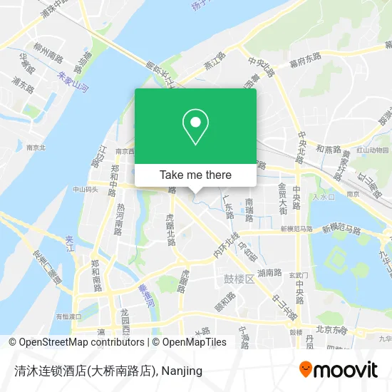 清沐连锁酒店(大桥南路店) map