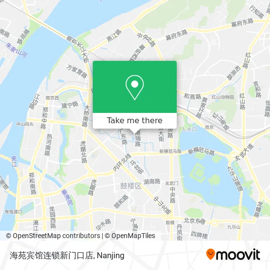 海苑宾馆连锁新门口店 map