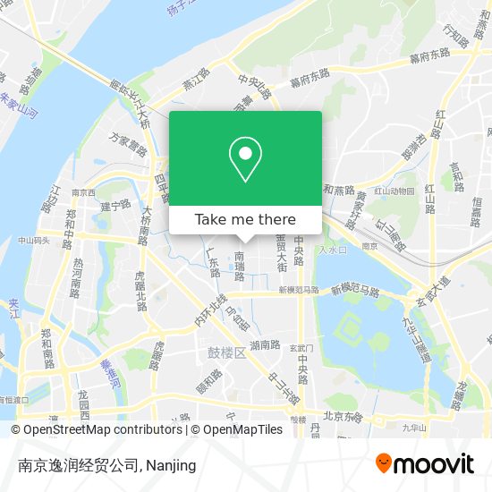 南京逸润经贸公司 map