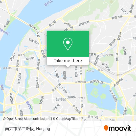 南京市第二医院 map