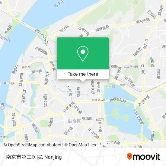 南京市第二医院 map