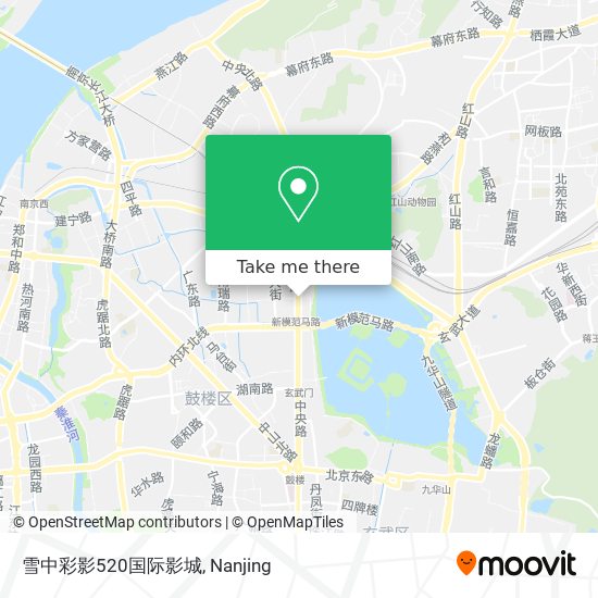 雪中彩影520国际影城 map