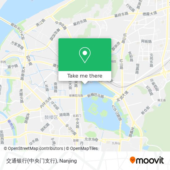 交通银行(中央门支行) map