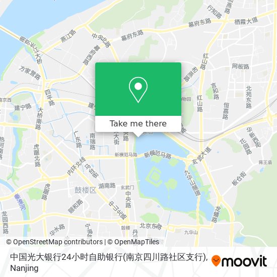 中国光大银行24小时自助银行(南京四川路社区支行) map
