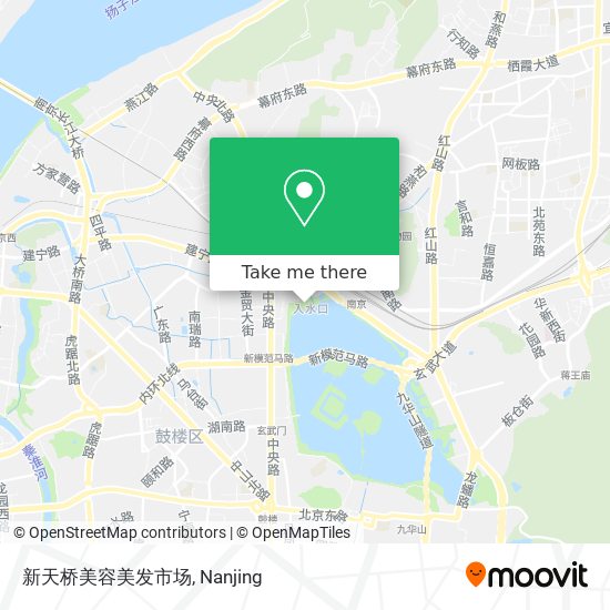 新天桥美容美发市场 map