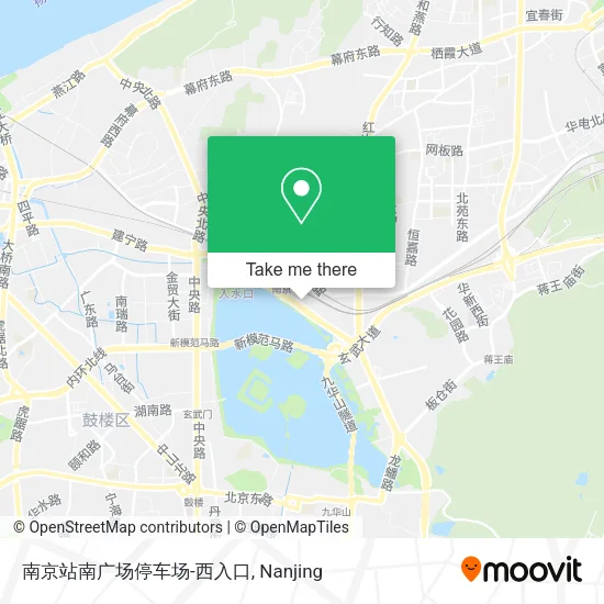 南京站南广场停车场-西入口 map