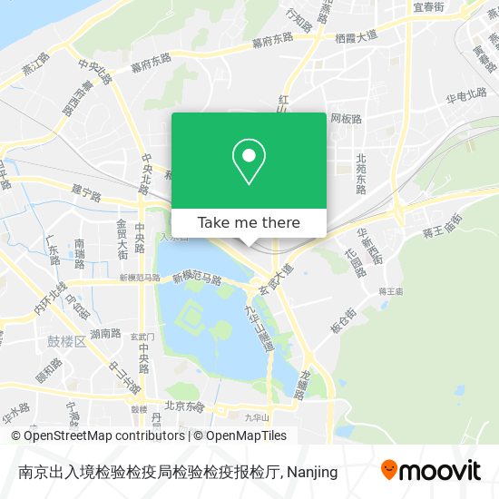 南京出入境检验检疫局检验检疫报检厅 map