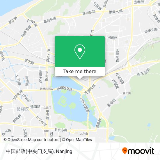 中国邮政(中央门支局) map