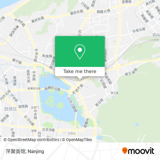 萍聚面馆 map