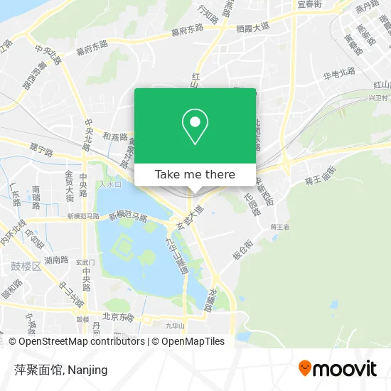 萍聚面馆 map