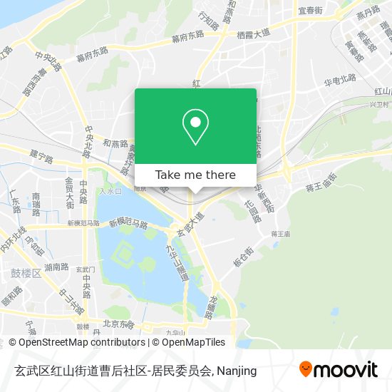 玄武区红山街道曹后社区-居民委员会 map