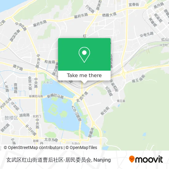 玄武区红山街道曹后社区-居民委员会 map