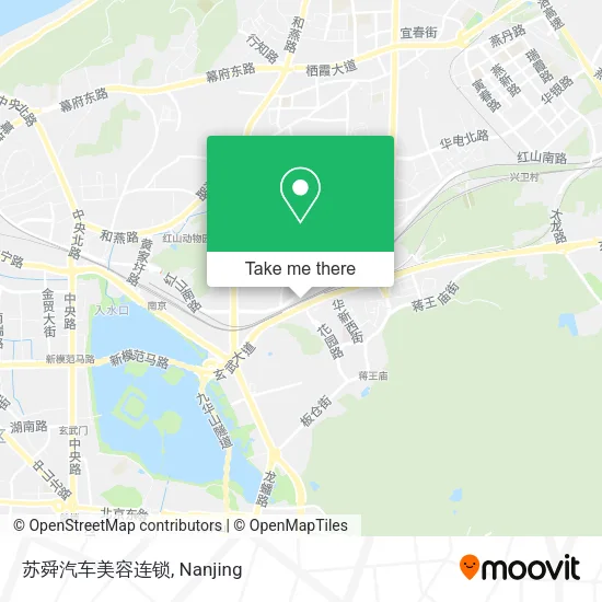 苏舜汽车美容连锁 map