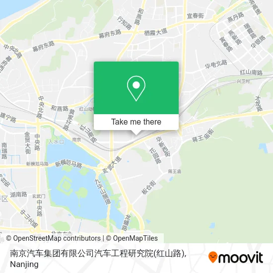 南京汽车集团有限公司汽车工程研究院(红山路) map