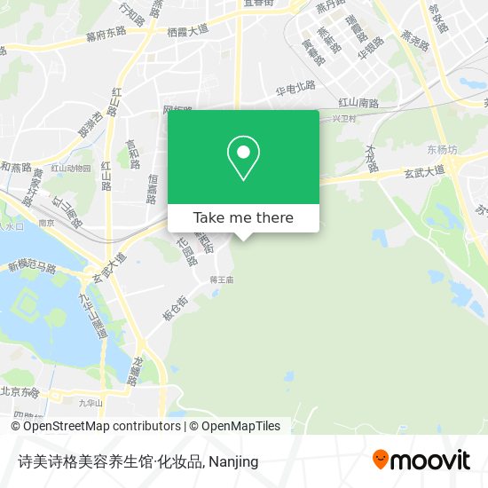 诗美诗格美容养生馆·化妆品 map
