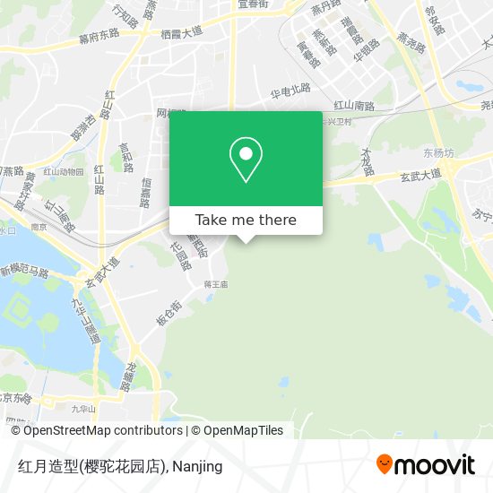 红月造型(樱驼花园店) map