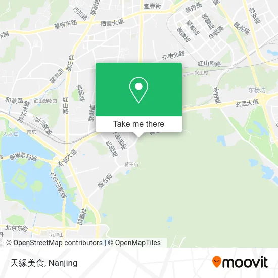 天缘美食 map